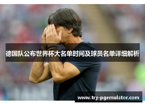 德国队公布世界杯大名单时间及球员名单详细解析